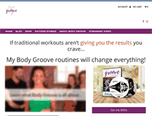 Tablet Screenshot of bodygroove.com